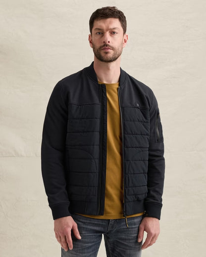 Vest gevoerd met flightpocket - blauw