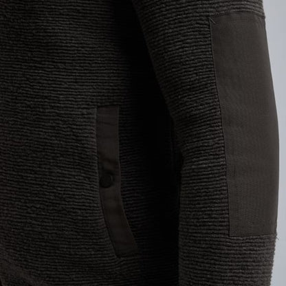 Vest met elleboogpatches - grijs