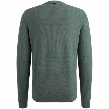 Trui met streeppatroon - blauw/groen
