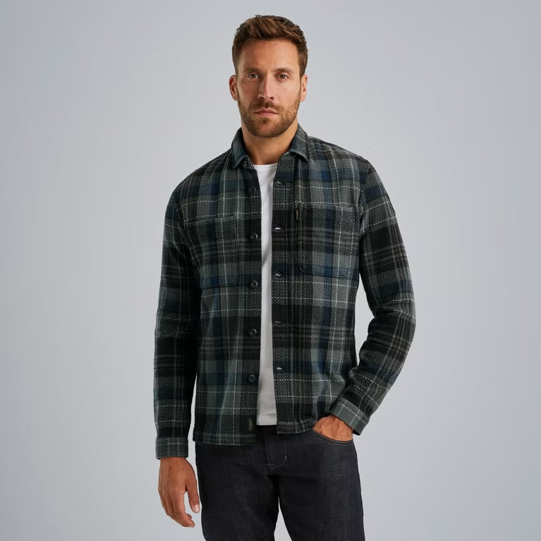 Overshirt ruit - grijs