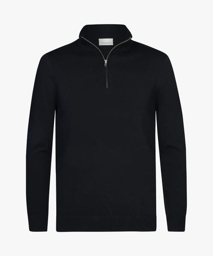 Trui Quarter Zip - blauw