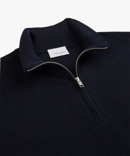 Trui Quarter Zip - blauw