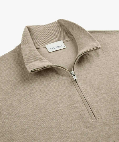 Trui Quarter Zip - beige