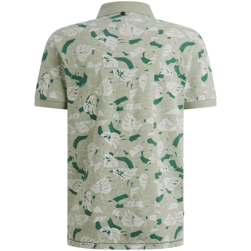 Polo allover print - groen