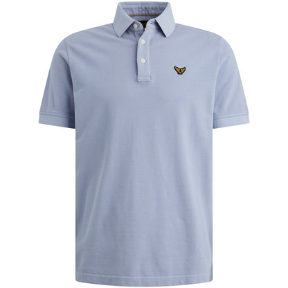 Polo met tailwing logo - hydrangea