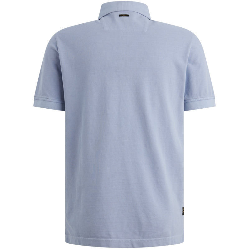 Polo met tailwing logo - hydrangea