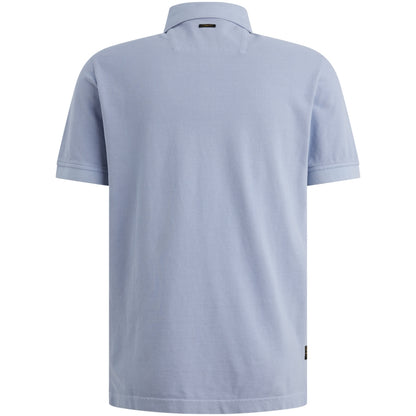 Polo met tailwing logo - hydrangea