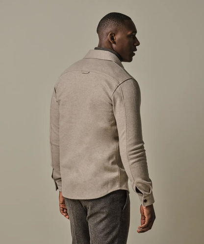 Overshirt  wool knitted - beige