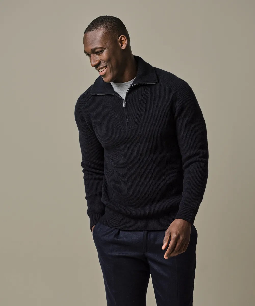 Trui schipper - navyblauw