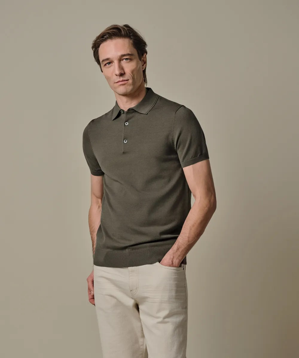 Polo luxury basic - bruin