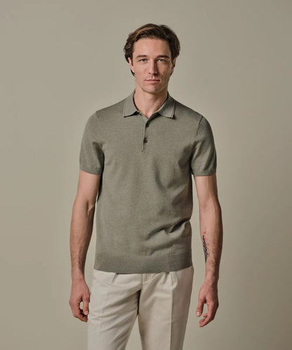Polo luxury basic - groen