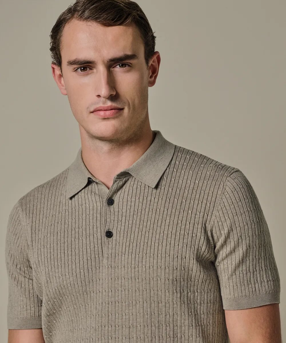Polo luxury basic - beige