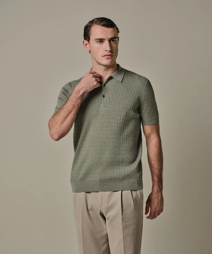 Polo luxury basic - groen