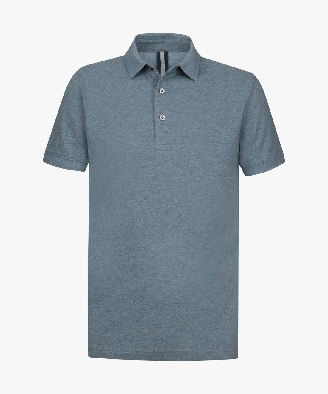Polo stretch pique - blauw