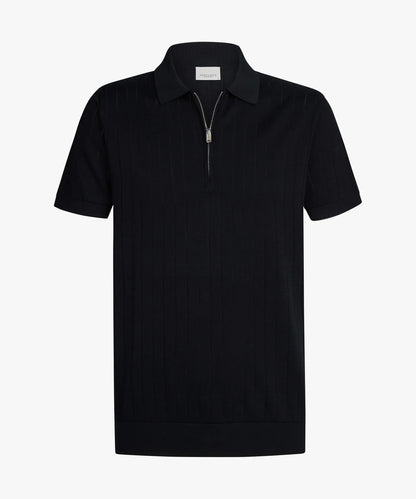 Polo quarter zip - navy