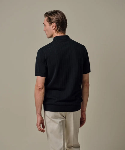 Polo quarter zip - navy