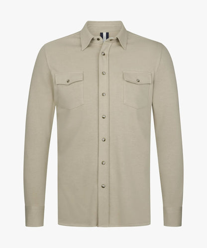 Overshirt French Terry- beige