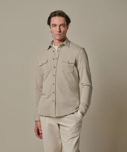 Overshirt French Terry- beige