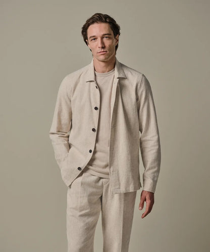 Overshirt linnen - beige