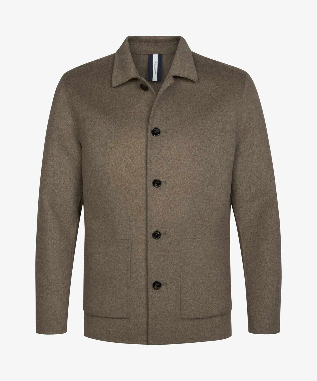 Overshirt wol - bruin