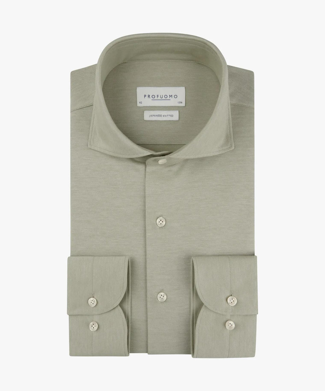 Overhemd Japanese Knitted - groen
