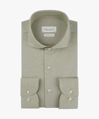 Overhemd Japanese Knitted - groen