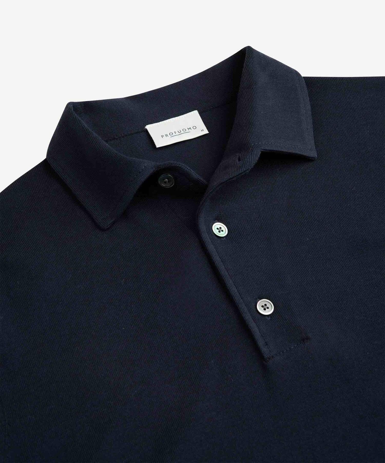 Trui luxury basic polokraag - donkerblauw
