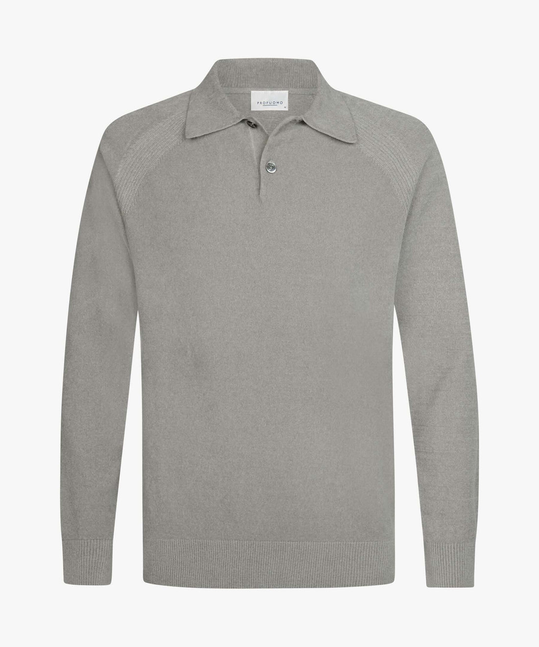 Trui chenille polokraag - grijs