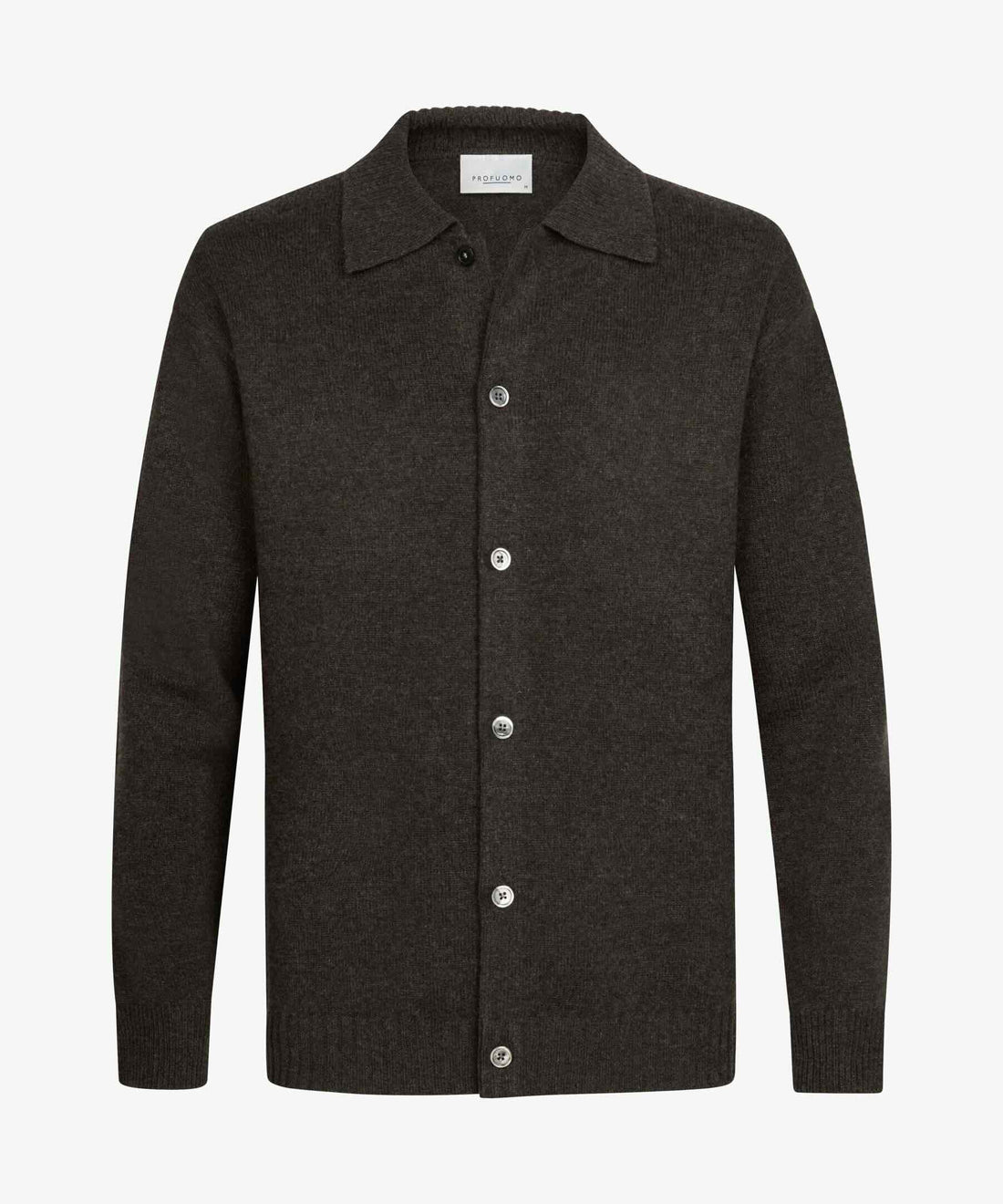 Vest met knoopsluiting - bruin