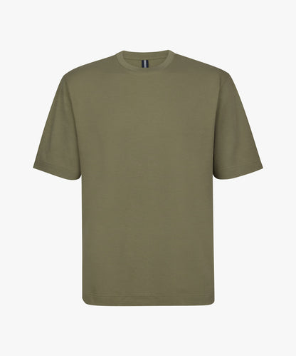 T-shirt oversized - middengroen