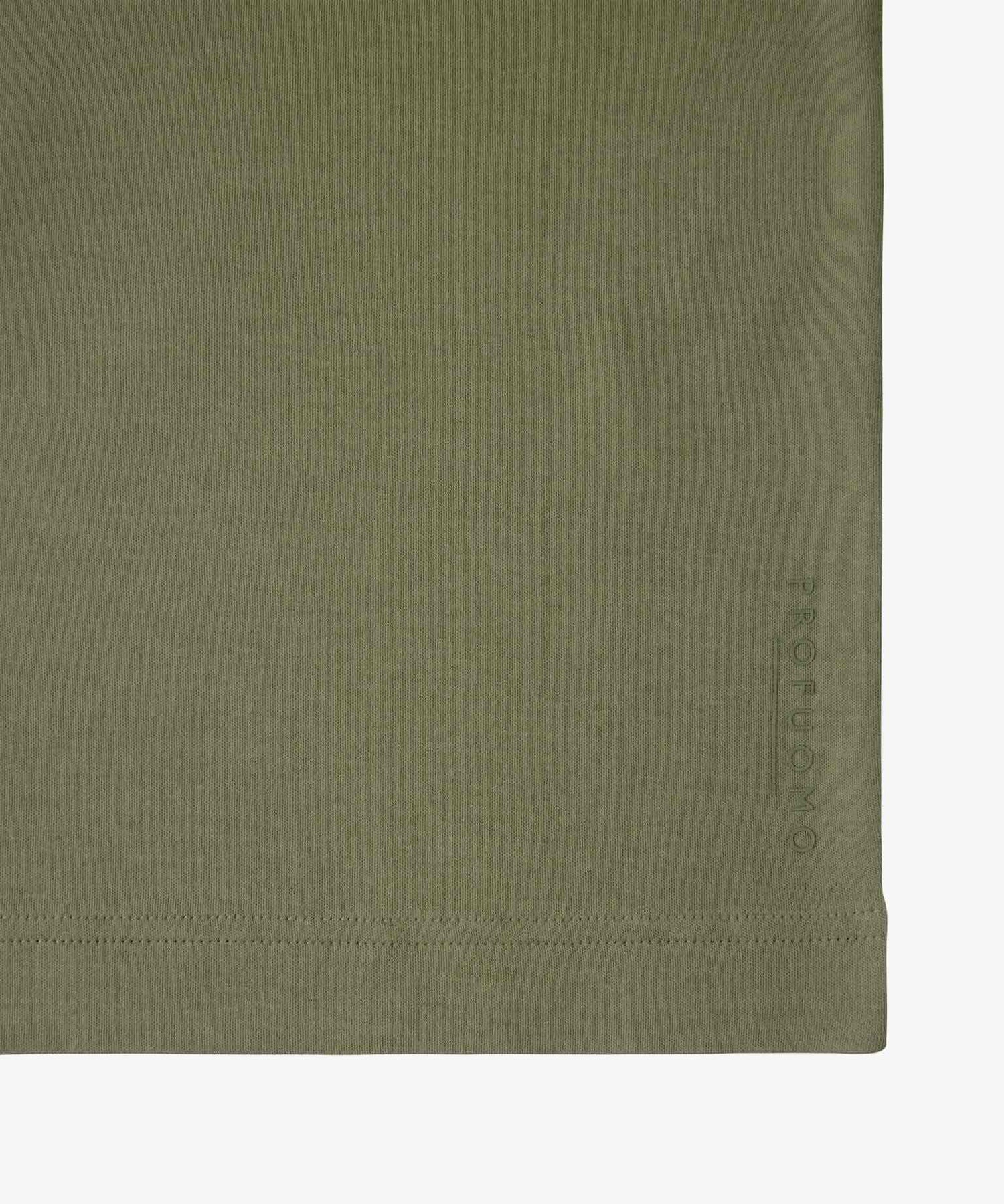 T-shirt oversized - middengroen