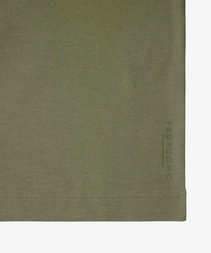 T-shirt oversized - middengroen