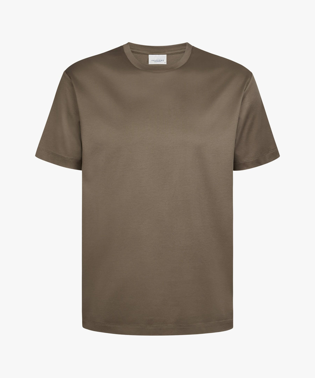 T-shirt pima katoen - taupe