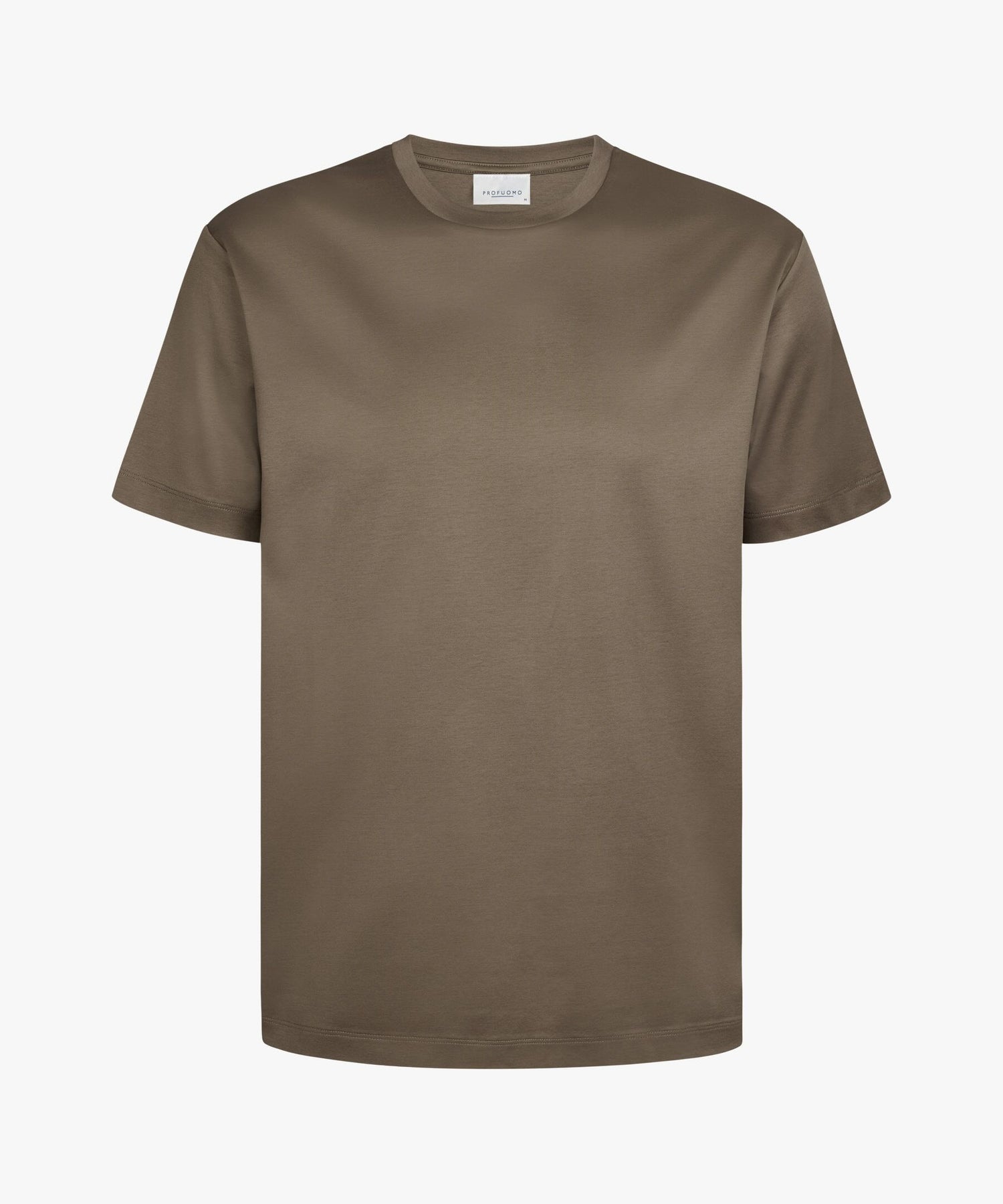 T-shirt pima katoen - taupe