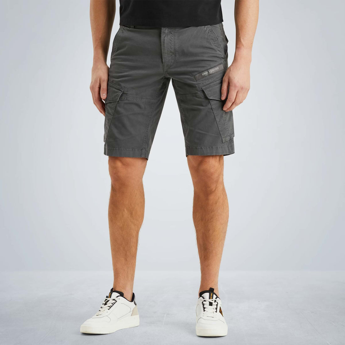Short Nordrop tapered fit cargo - grijs