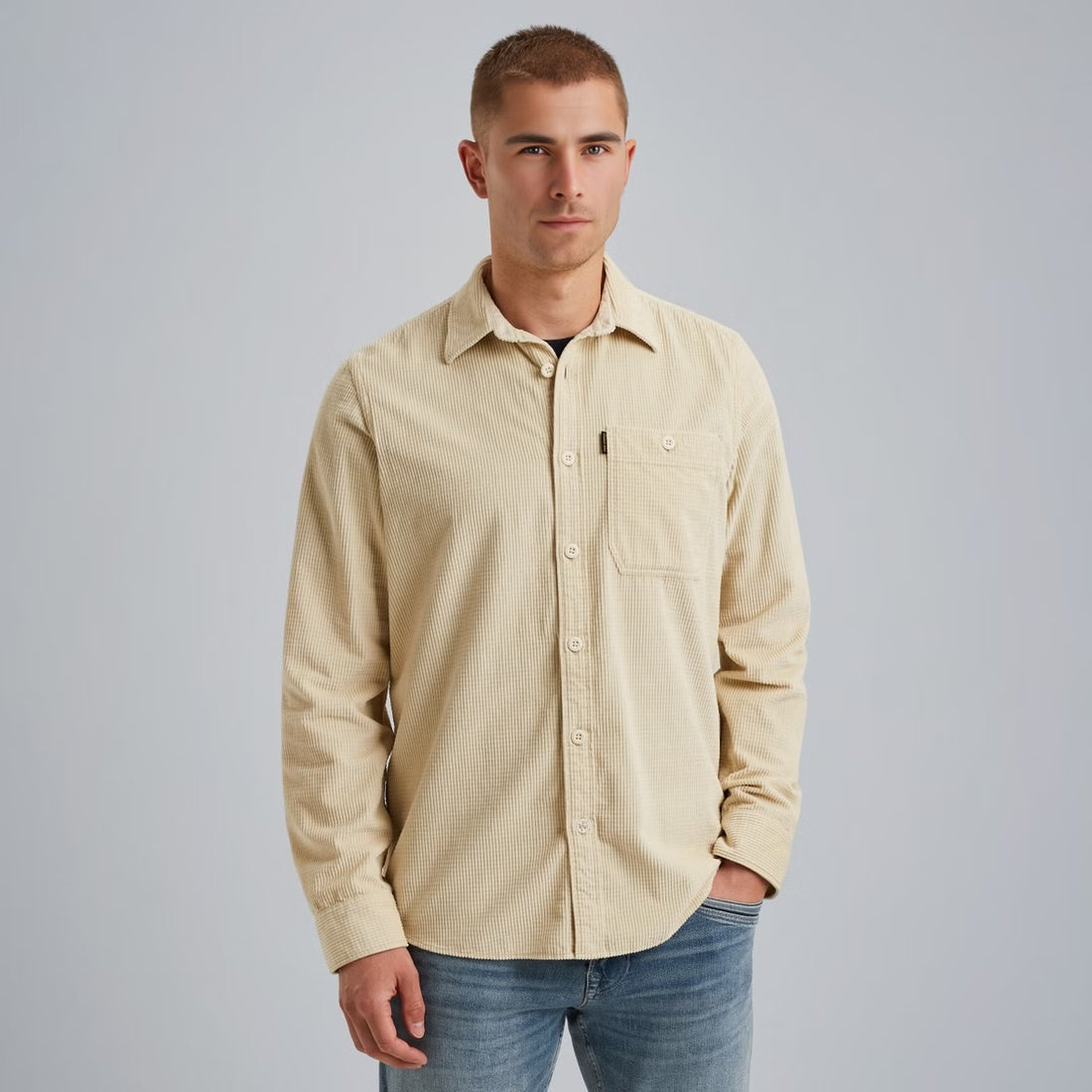 Overhemd corduroy - beige