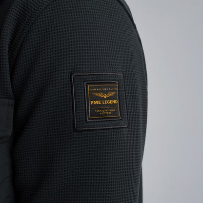 Overshirt met borstzakken - blauw