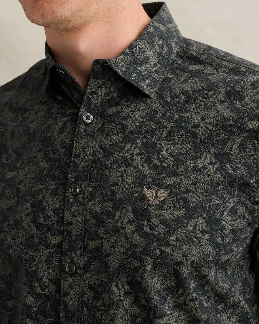 Overhemd met allover print - salute