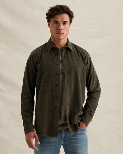 Overhemd corduroy - groen