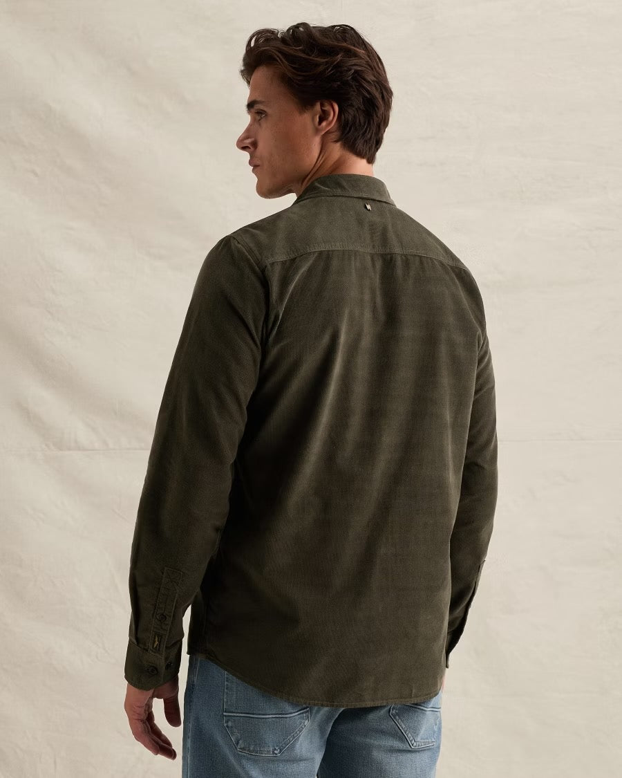 Overhemd corduroy - groen
