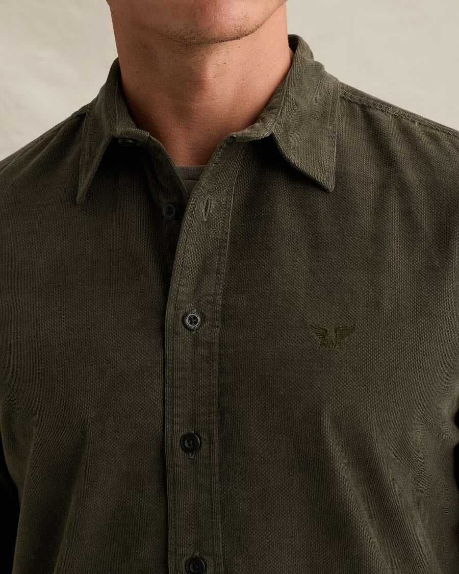 Overhemd corduroy - groen