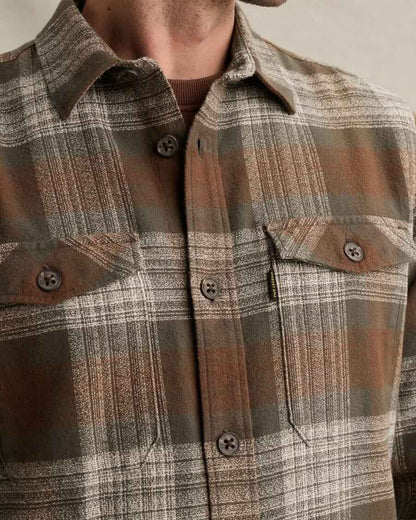 Overshirt met borstzakken - cappuccino