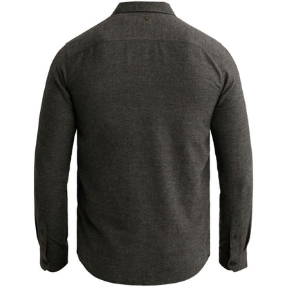Overhemd met geborduurd logo - jet black