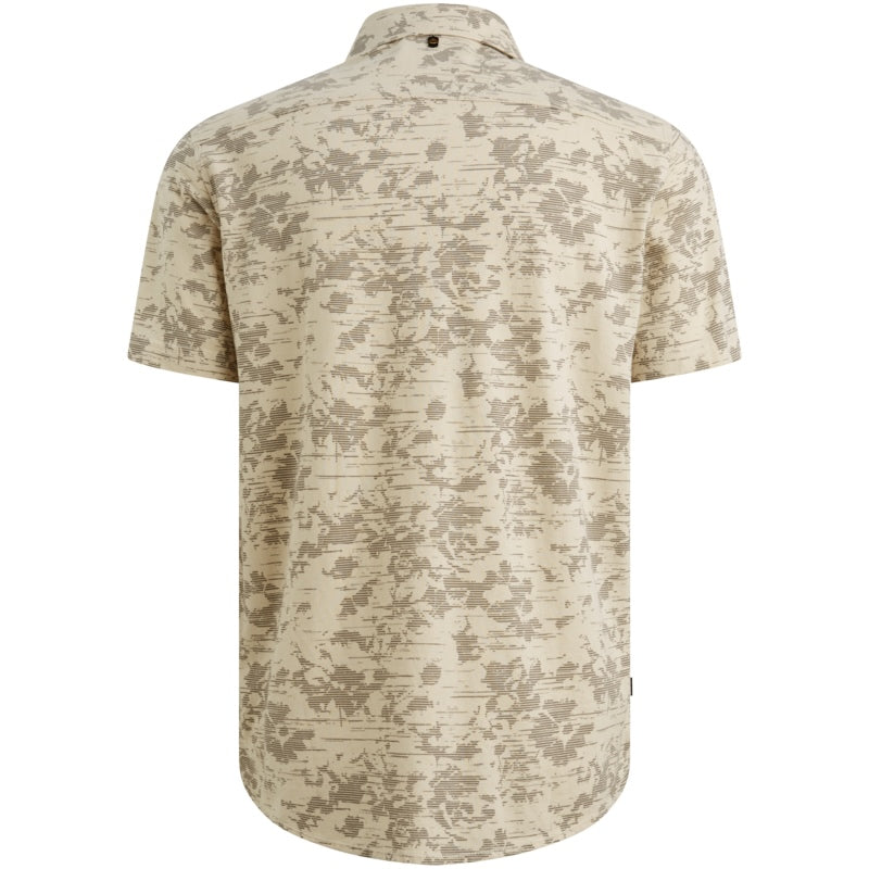 Overhemd jersey piqué - beige