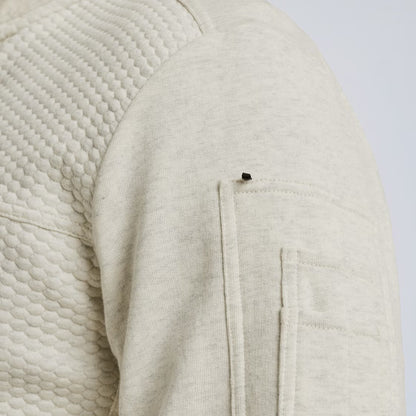 Vest sweat met rits - grijs melee