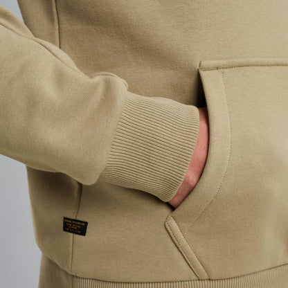 Hoodie met artwork - beige