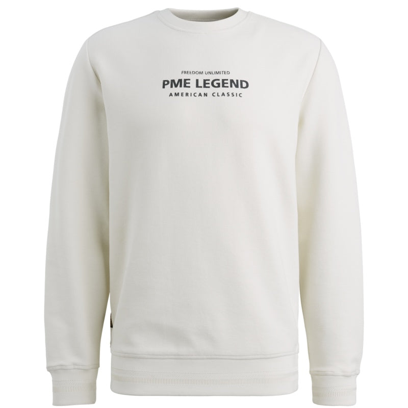 Sweater met artwork - beige