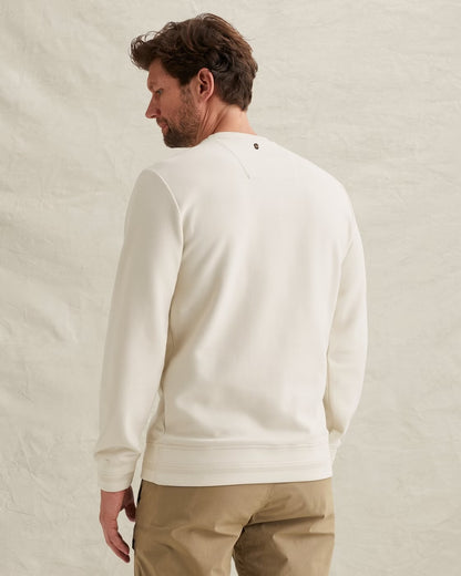 Sweater met artwork - beige