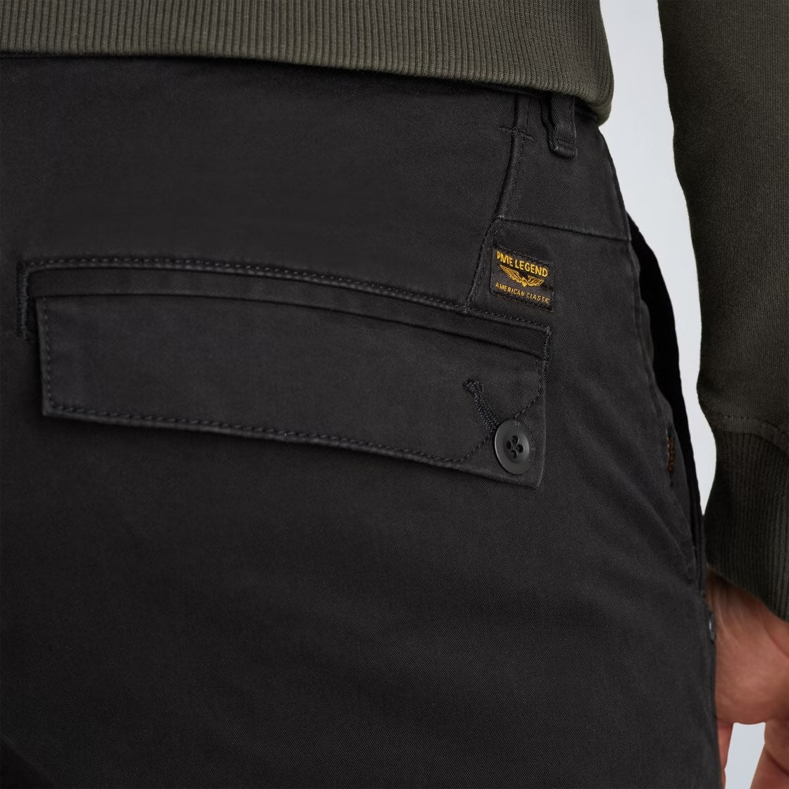 Chino american classic - PTR935 - zwart