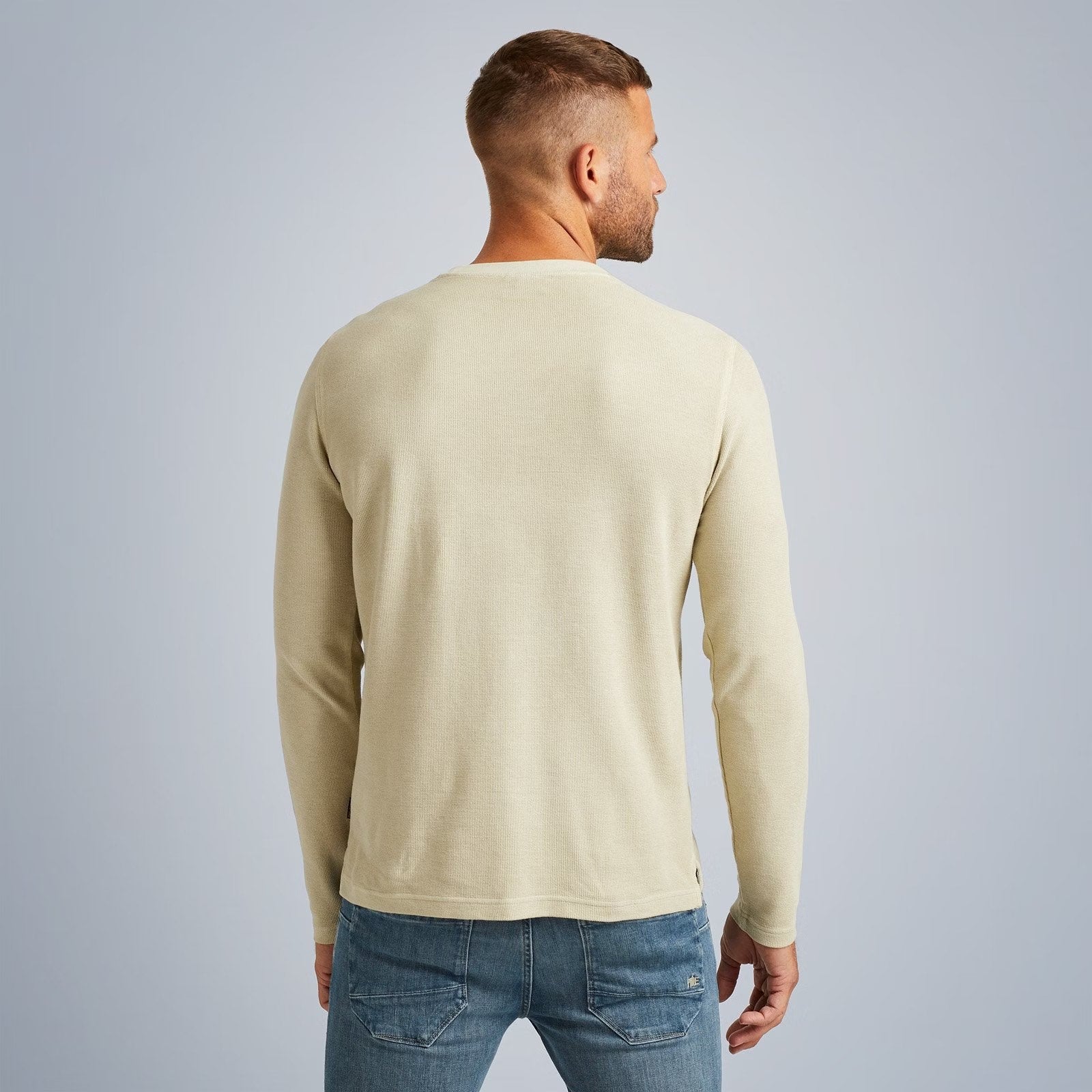 T-Shirt lange mouwen - beige